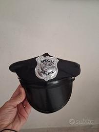 Cappello poliziotto poliziotta carnevale Halloween