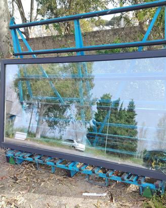 Infisso fisso con vetro anti sfondamento