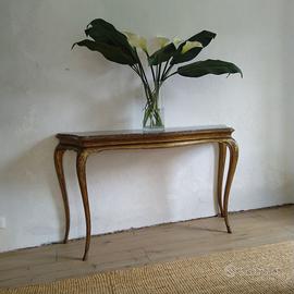 Grande Consolle in Legno Mogano Anni ´50