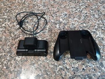Base ricarica con impugnatura per Joy-con Nintendo