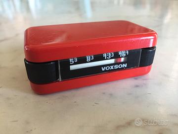 Autoradio d'epoca Voxson tanga rosso fiat radio am