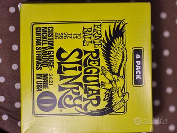 corde chitarra elettrica  Ernie Ball 10-46 4 mute