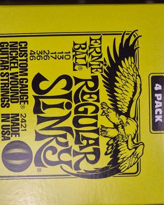 corde chitarra elettrica  Ernie Ball 10-46 4 mute