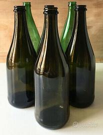 Bottiglie vuote per vino tappo corona/sughero