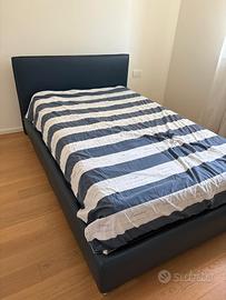letto in vera pelle da una piazza e mezza