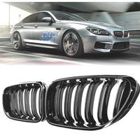 GRIGLIE BMW SERIE 6 F06 F12 F13 LOOK M6 NERO LUCID