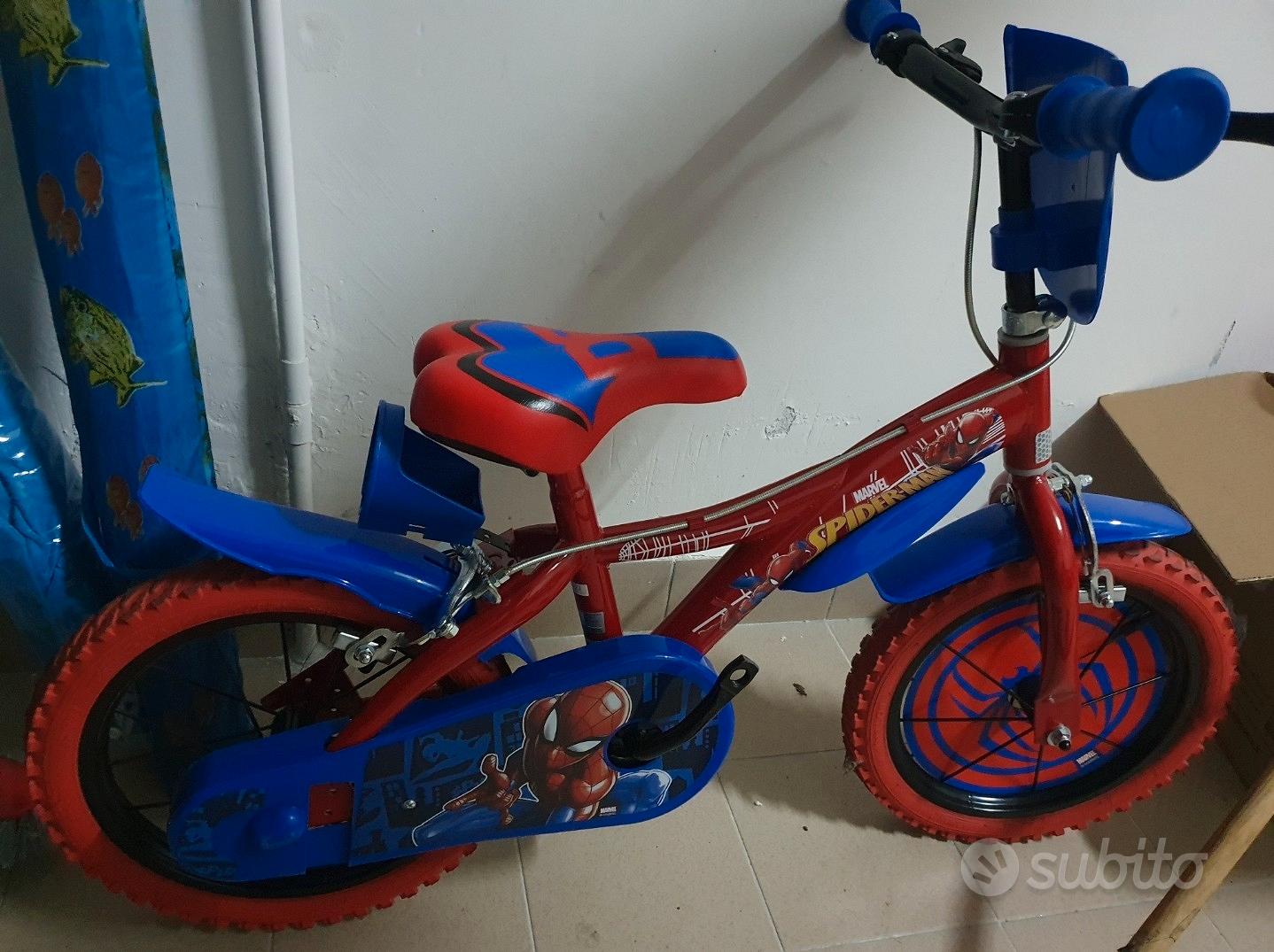 Bici spiderman praticamente nuova ''14. 100EURO - Biciclette In