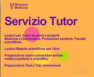 Lezioni private Medicina e Professioni Sanitarie