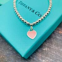 Bracciale con ciondolo a cuore Tiffany