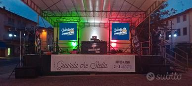 Noleggio service impianto audio luci video