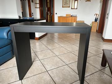 Consolle tavolo allungabile moderno nero laccato