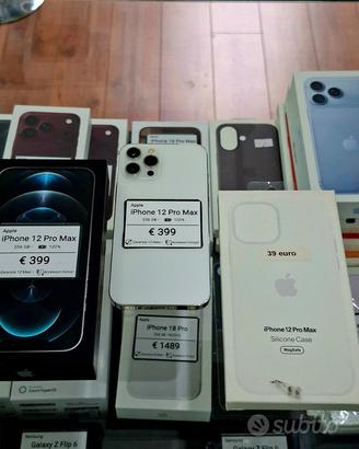IPHONE 12 PRO MAX 256GB bianco BATTERIA 100%