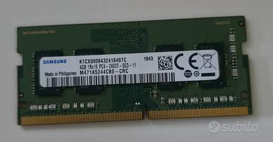 Ram Samsung 4GB SO-DIMM DDR4