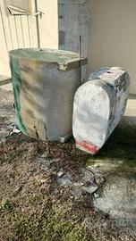 botti in cemento per venire a sgomberararle