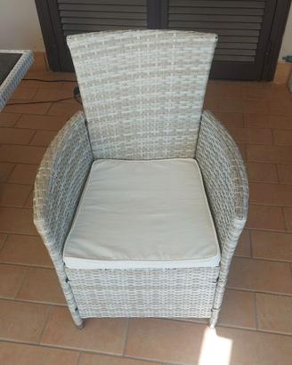Tavolo in vetro di 2 metri per 1 .
