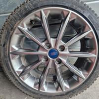 4 CERCHI 17 GOMMATI PER FORD FIESTA MK8