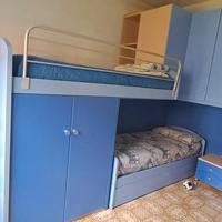 Letto a castello con 3 posti 
