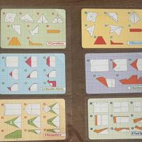 Schede telefoniche origami volanti