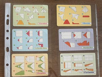 Schede telefoniche origami volanti