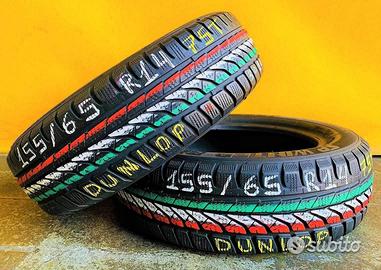 X2: Invernali 155/65R14 75T -DUNLOP- al 70%