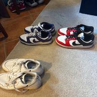 Nike dunk 44 adisas continental  45