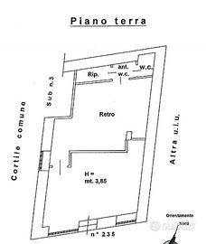 locale fronte strada