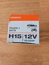 lampadine alogene auto moto H15/12V 55W OSRAM 