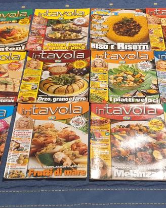 Lotto 12 Riviste Cucina Collana "In Tavola"
