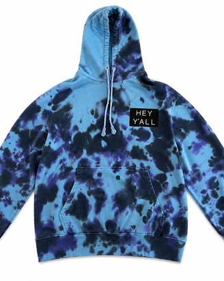 Felpa tie-dye Addison Rae “hey y'all” originale 20