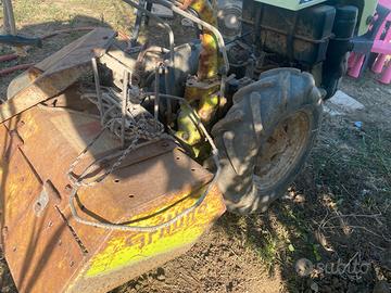 Motozappa grillo 127+ assolcatore e ruote in ferro