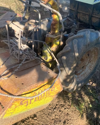Motozappa grillo 127+ assolcatore e ruote in ferro