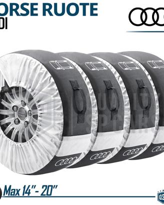 Borse Porta Pneumatici ORIGINALI AUDI Copri Ruote