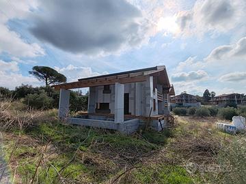 Ville in bioedilizia in costruzione