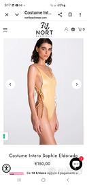 costume intero oro