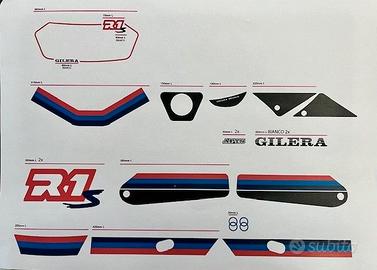 Adesivi per Gilera R1 S 125