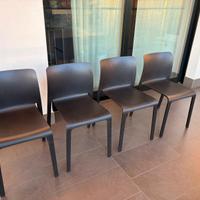 N.4 sedie sedia First Magis impilabili