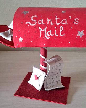 Cassetta lettere di Babbo Natale – fatta a mano