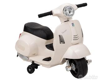 vespa elettrica bambini bianca 