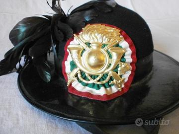 BERSAGLIERI: vecchio Cappello Piumato - Completo
