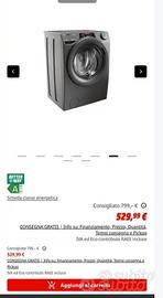 lavatrice lavasciuga CANDY SMART