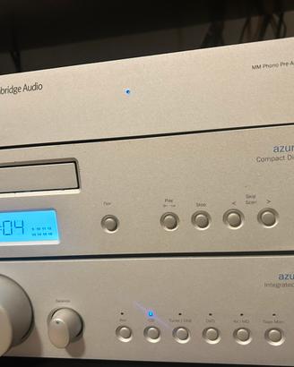 cambridge amplificatore lettore cd e prefhono 