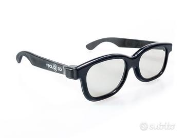 Occhiali 3d passivi polarizzati REALD3D - 4 paia