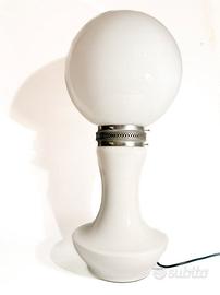 LAMPADA DA TAVOLO ANNI 60 IN VETRO MURANESE