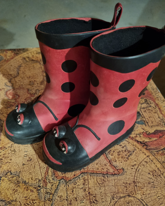 Stivali bambino coccinella