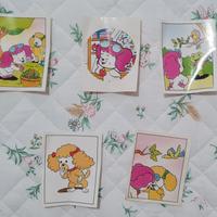 Lotto 5 figurine Il Mondo di Poochie - Vallardi Ed