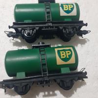 coppia cisterne modellismo ferroviario h0 