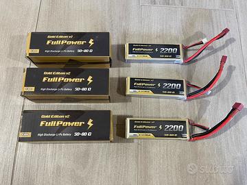 Batterie lipo 2s FULLPOWER 2200mah 50-80C