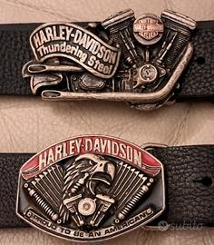 cinture harley davidson vero cuoio