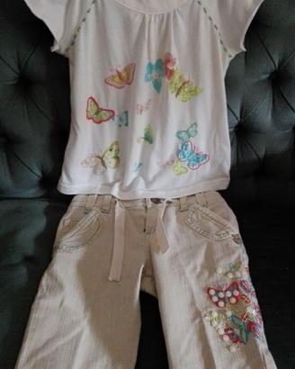 COMPLETINO ESTIVO bimba  3-4 anni   2pezzi +1