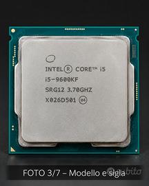 Intel core i5 9600kf 3.7 ghz 6 core lga1151  9th 